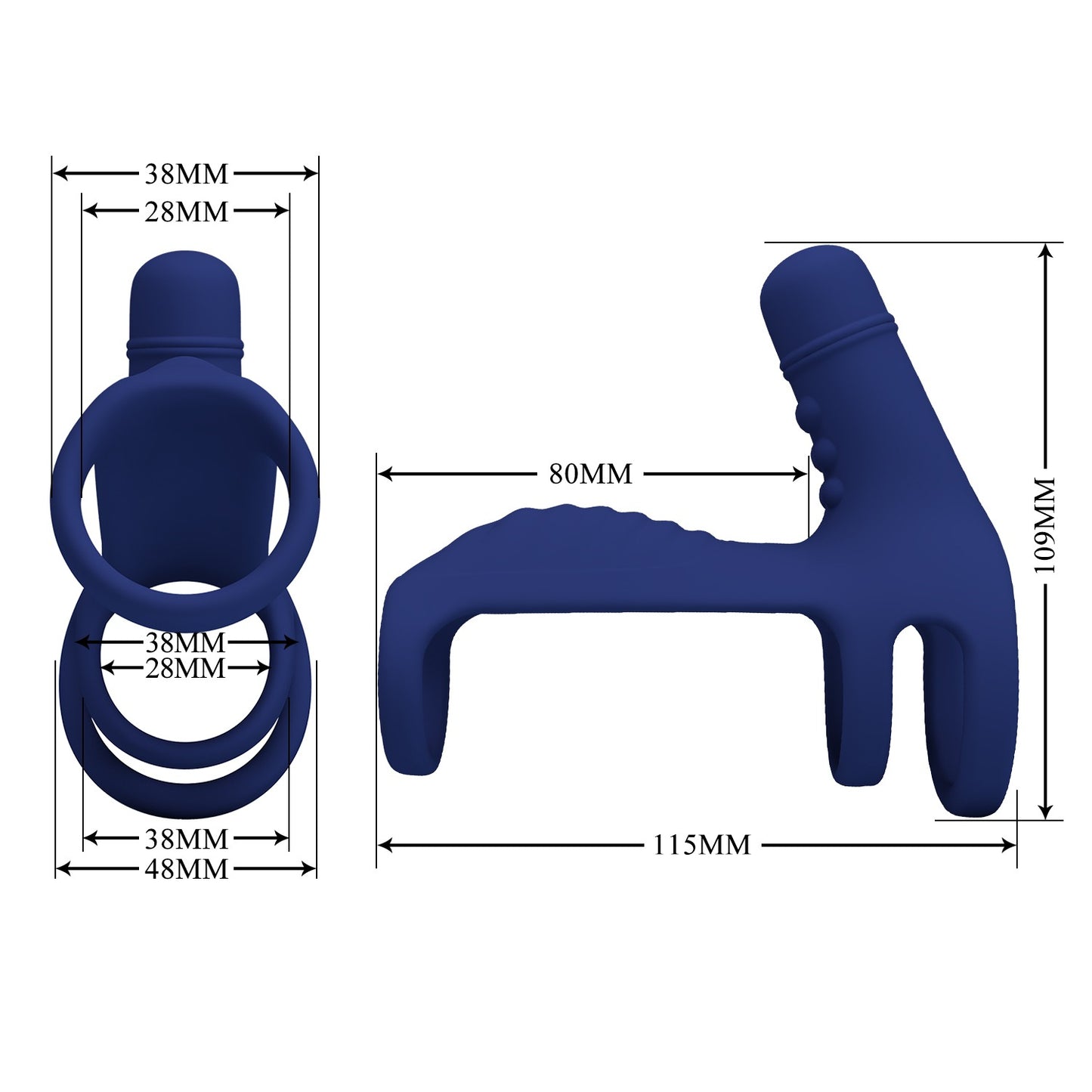 Pretty Love Elish Powerful Vibrating Cock Ring