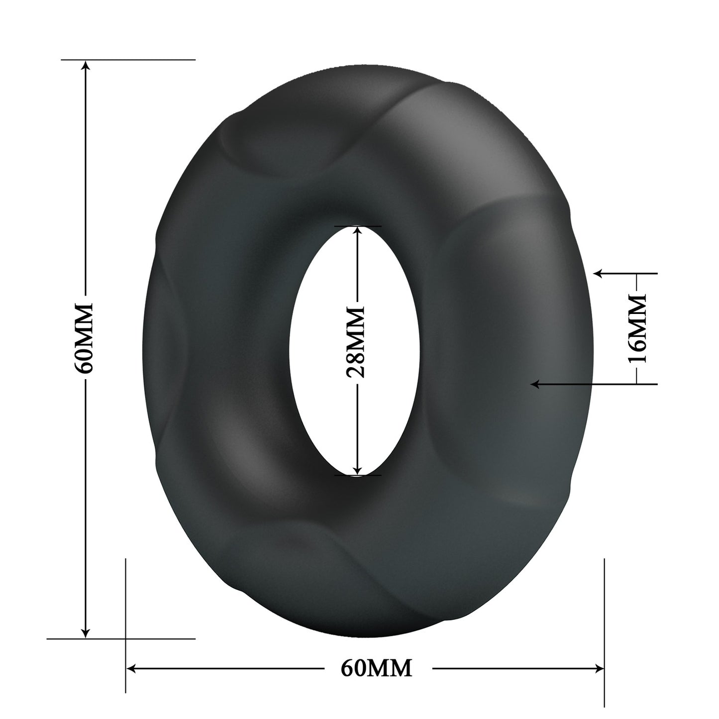 Baile Crazy Bull Arvell Silicone Cock Ring