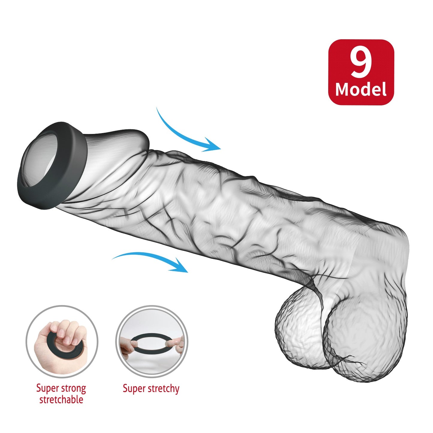 Baile Crazy Bull Brodan Silicone Cock Ring