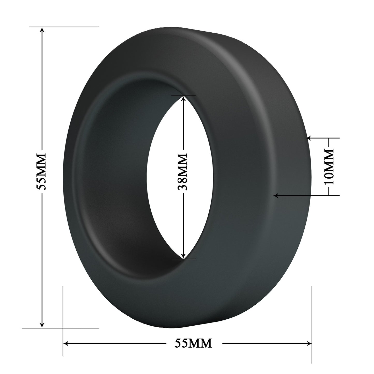Baile Crazy Bull Brodan Silicone Cock Ring
