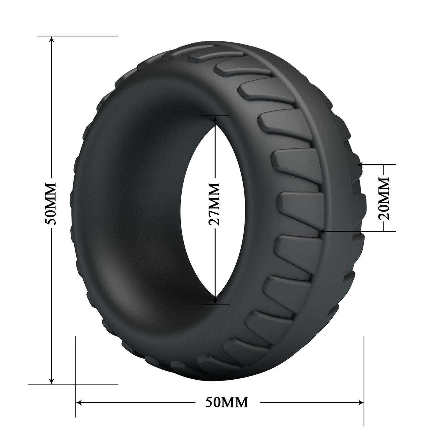 Baile Crazy Bull Dilson Silicone Cock Ring