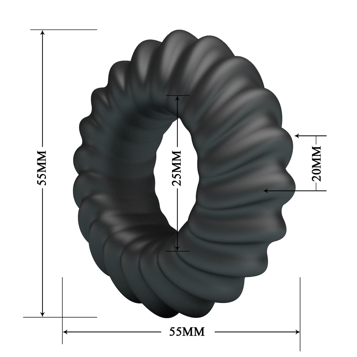 Baile Crazy Bull Fitz Silicone Cock Ring