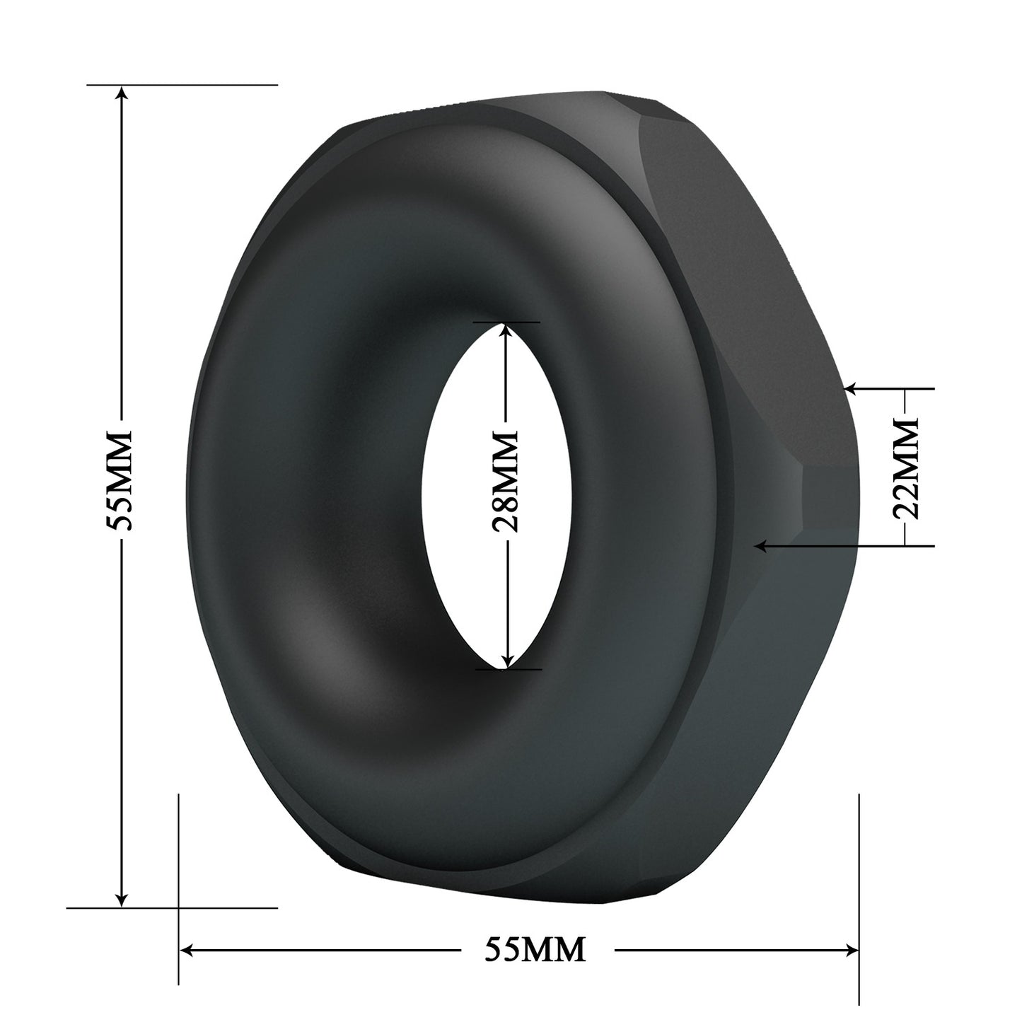 Crazy Bull Jarvius Super Soft Silicone Cock Ring