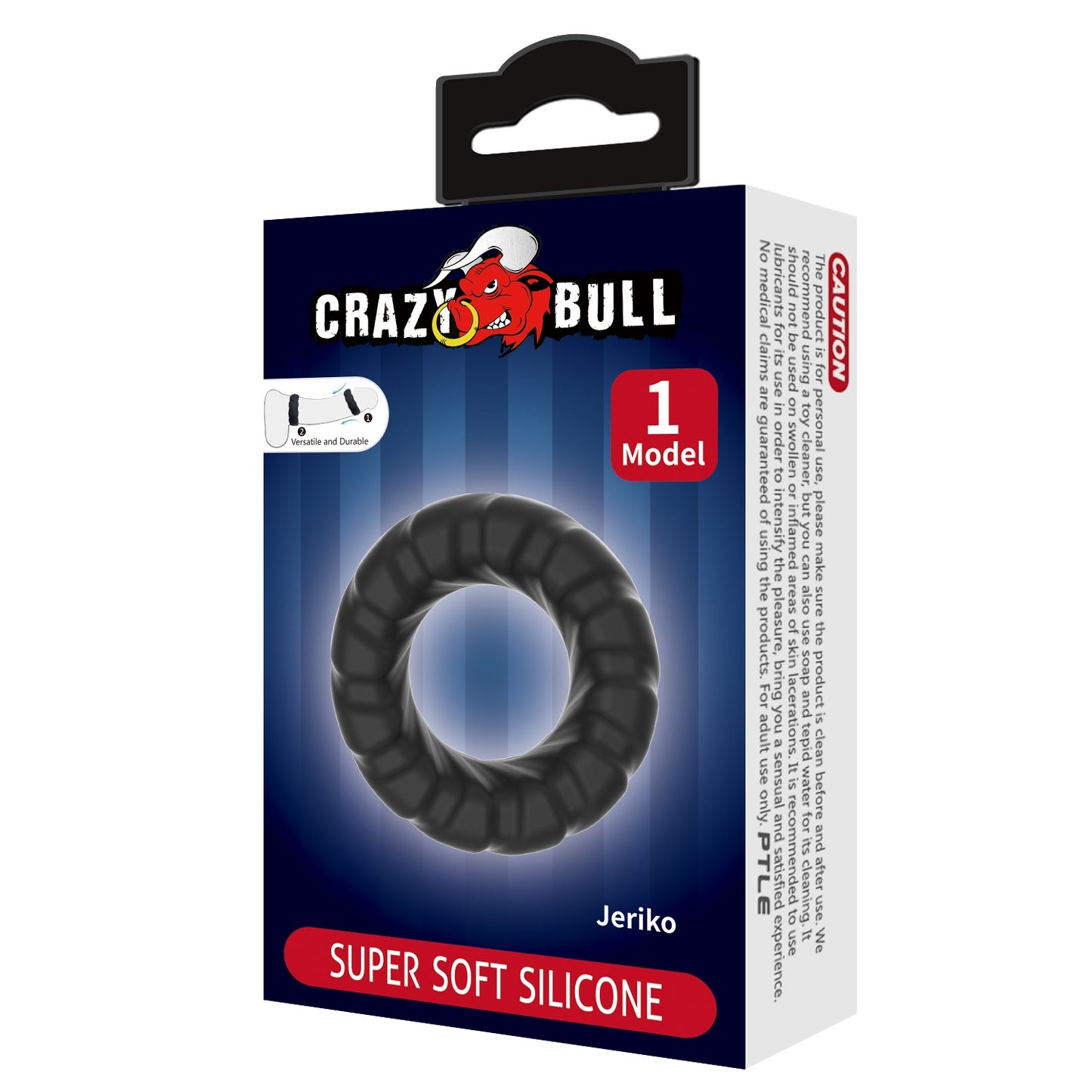 Crazy Bull Jeriko Super Soft Silicone Cock Ring