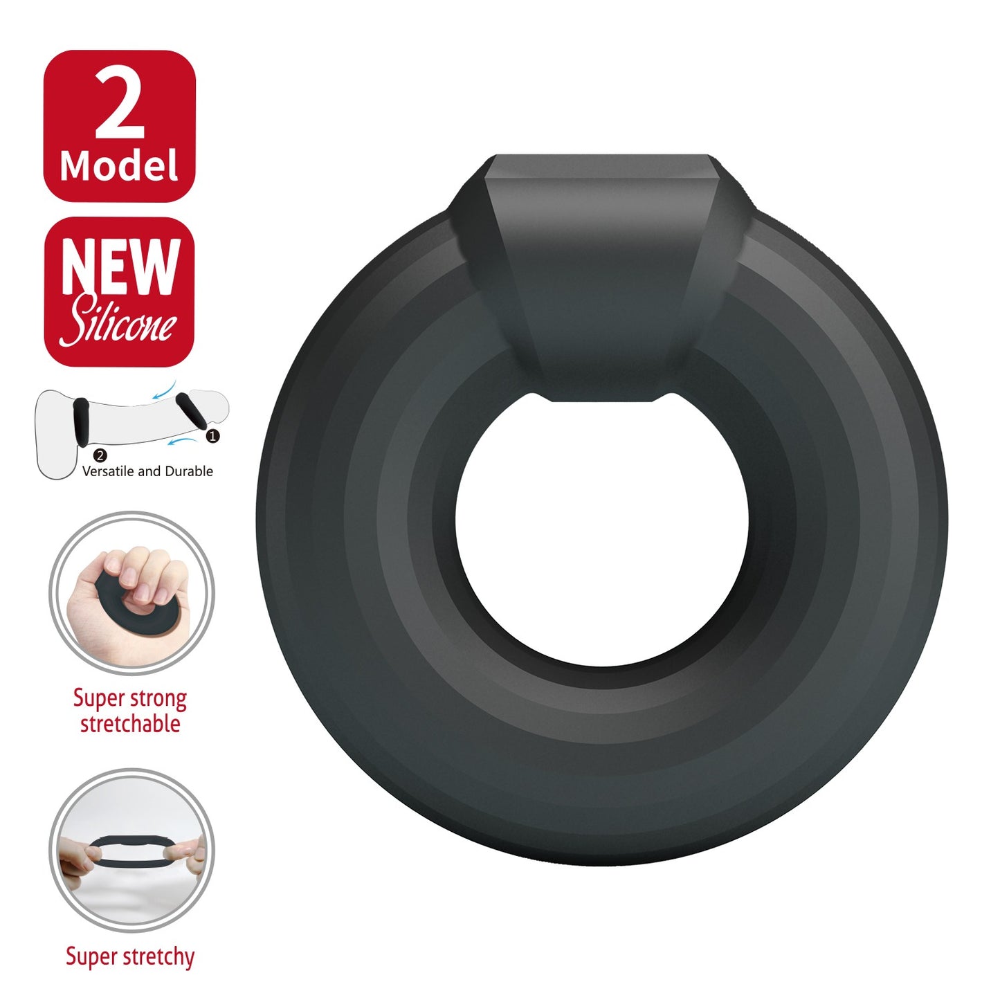 Crazy Bull Kayke Super Soft Silicone Cock Ring