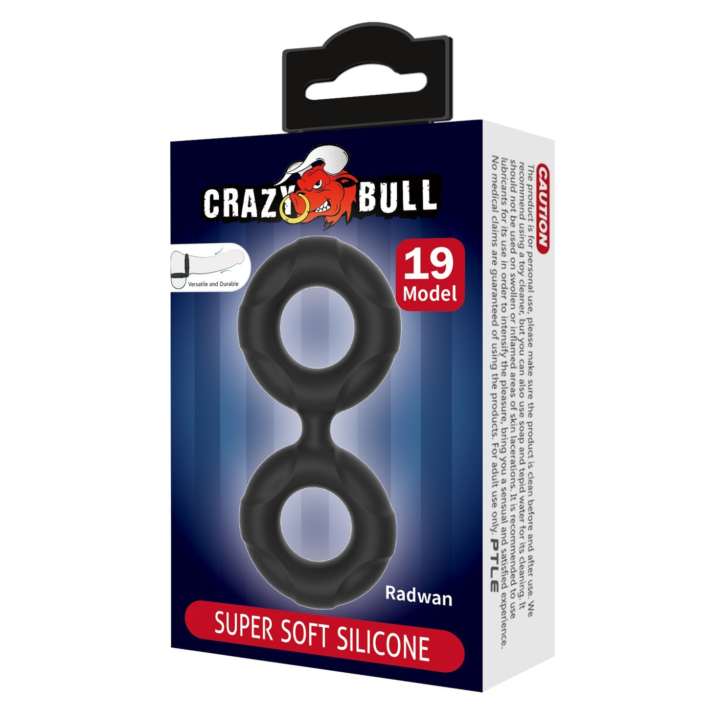 Baile Crazy Bull Radwan Silicone Cock Ring