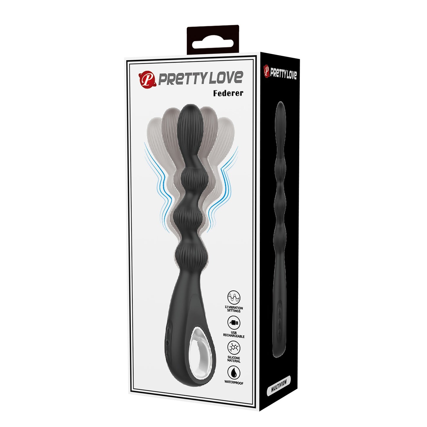 Pretty Love Federer Flexible Anal Vibrator