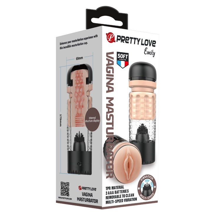 Pretty Love by Baile Vibrating Vagina Masturbator Emily