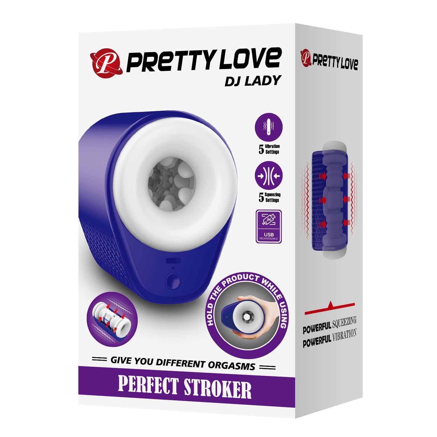 Pretty Love Lynel Vibrating & Squeezing Perfect Stroker