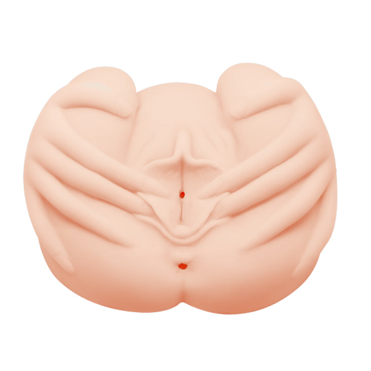 Crazy Bull by Baile The Realistic Vagina & Anal Lifelike Experiens Passion Lady Vibrating Masturbator - Light