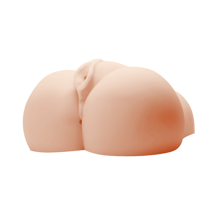 Crazy Bull by Baile Super Realistic Vagina & Ass Vibrating Masturbator - Light