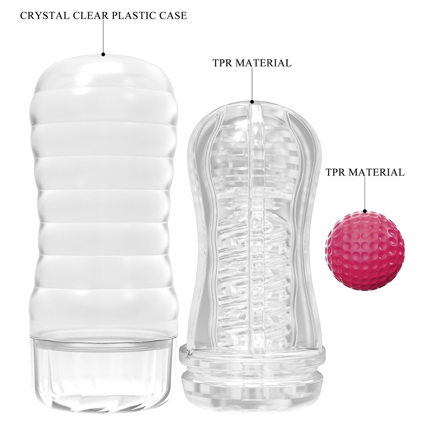 Pretty Love Black Hole Vacuum Cup Masturbator