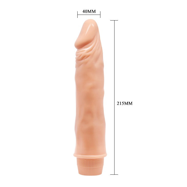Baile Barbara 8.3" Realistic Multi-Speed Dildo Dwarf - Light