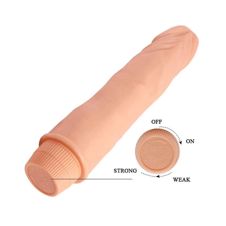 Baile Barbara 8.3" Realistic Multi-Speed Dildo Dwarf - Light