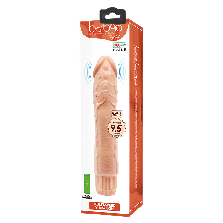 Baile Barbara 9.5" Realistic Multi-Speed Dildo Dybbuk - Light