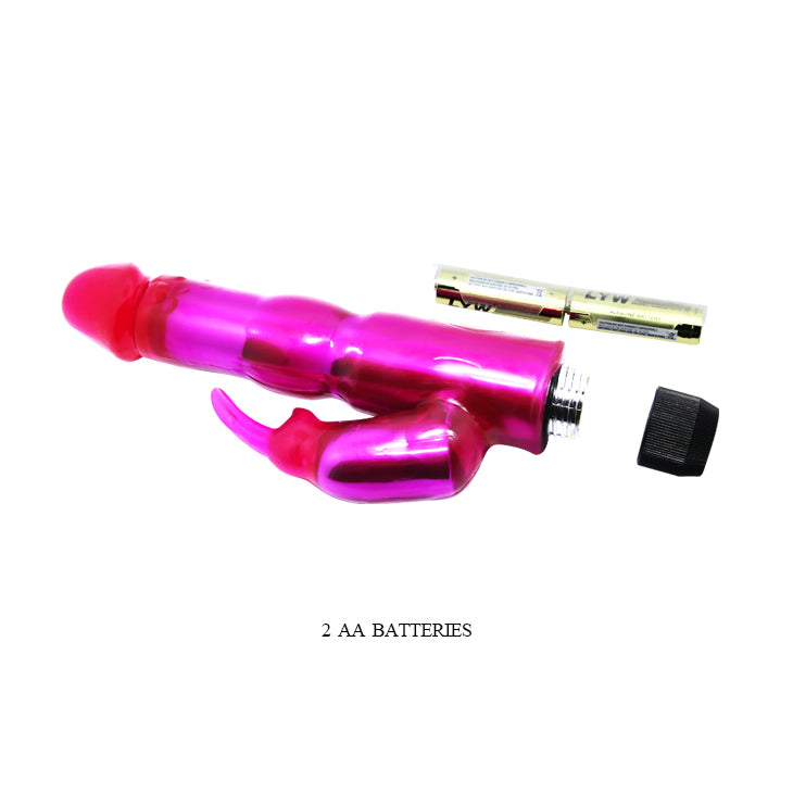 Baile Multi-Speed Naughty Bunny Rabbit Vibrator - Pink & Light