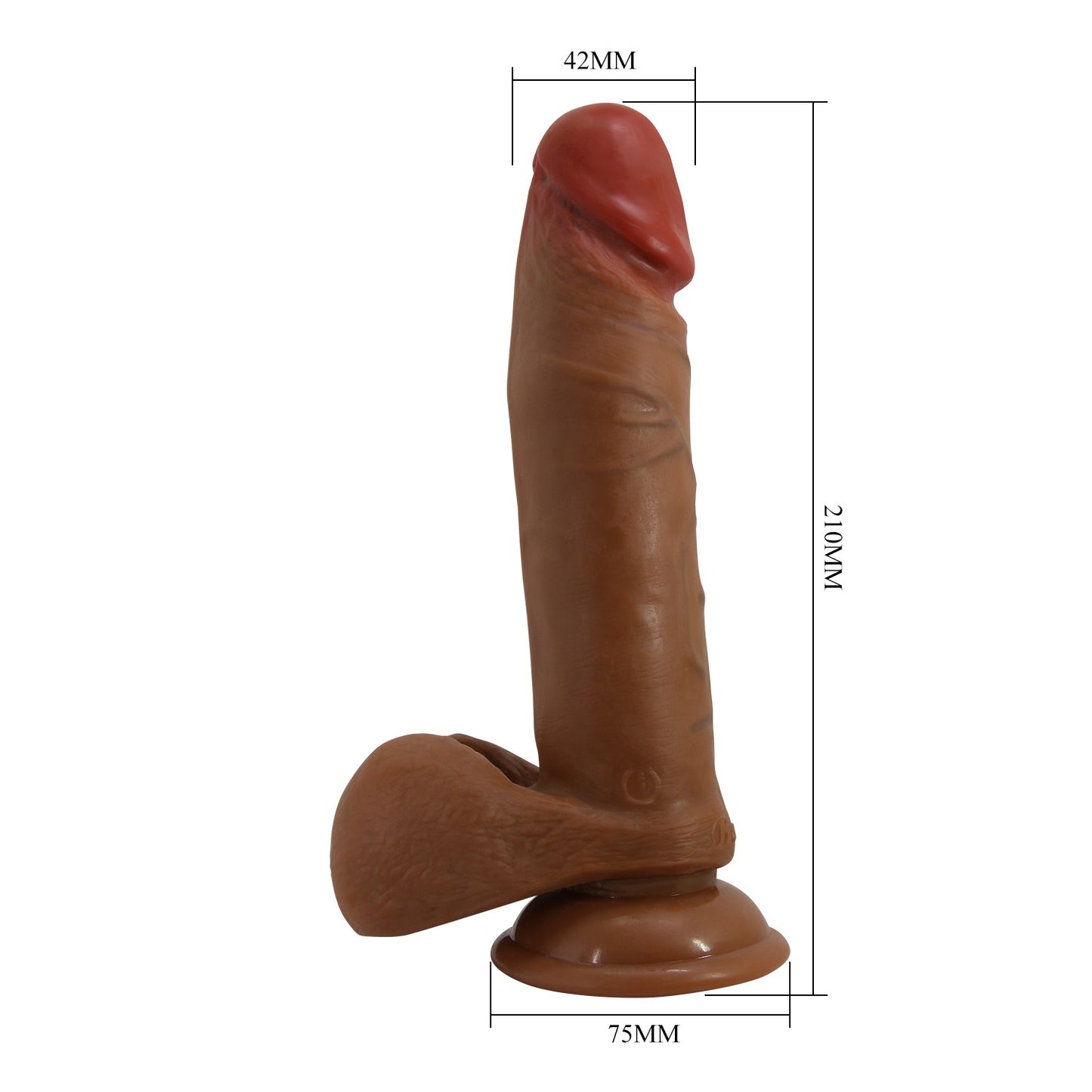 Beautiful Encounter Abel Rechargeable 7.5" Thrusting & Rotating Vibrating Dildo