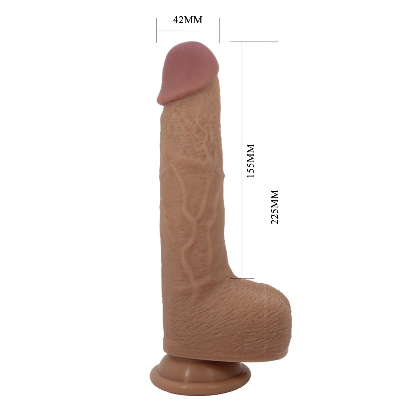 Pretty Love Tommy 8.9" Thrusting & Vibrating Dildo with Remote Control