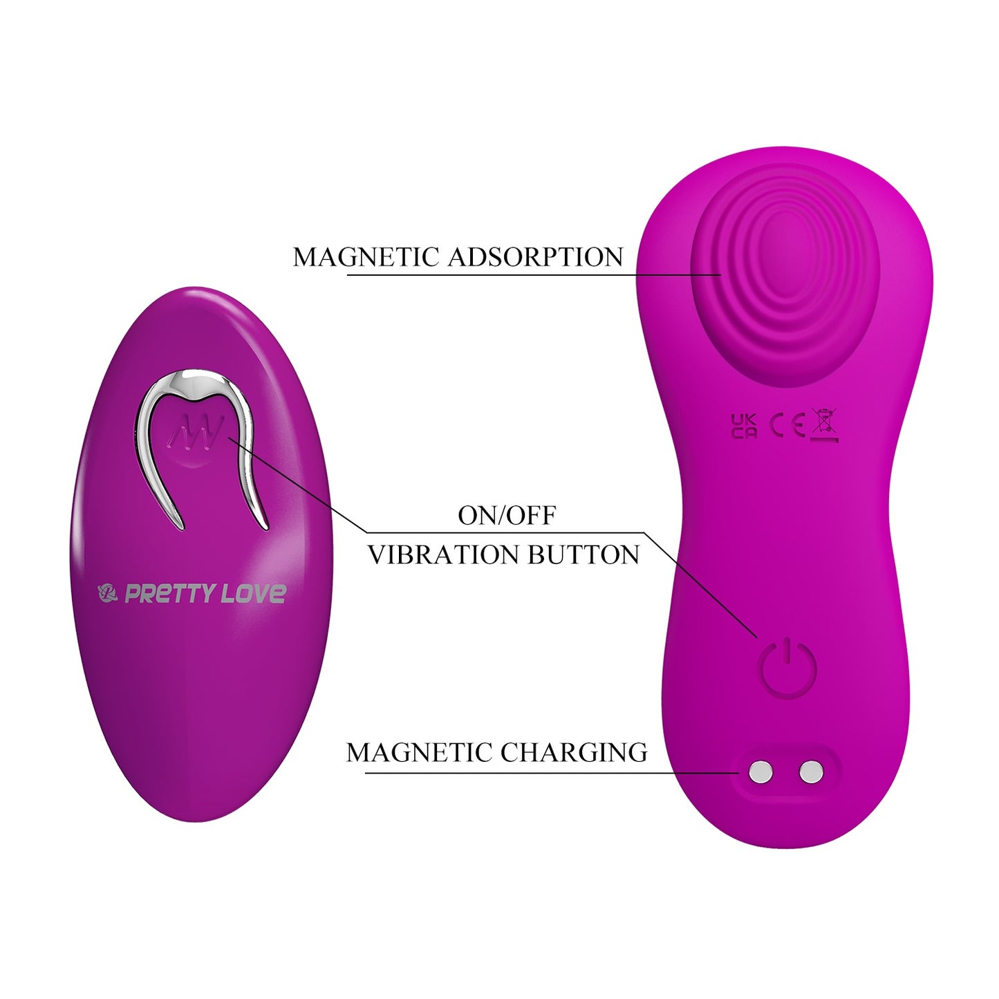 Pretty Love Romario Rechargeable Panty Vibrator
