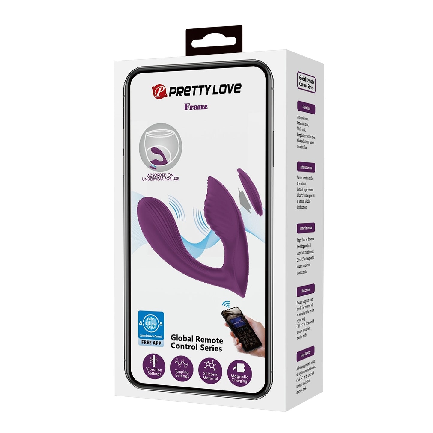 Pretty Love Franz App Controlled Wearable Panty Vibrator