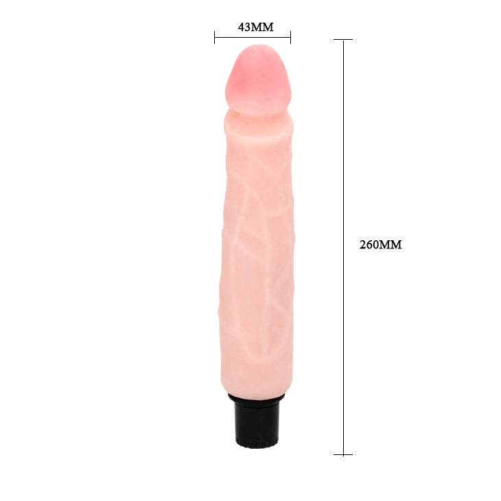 Baile The Realistic Cock Multispeed Vibrator - Light