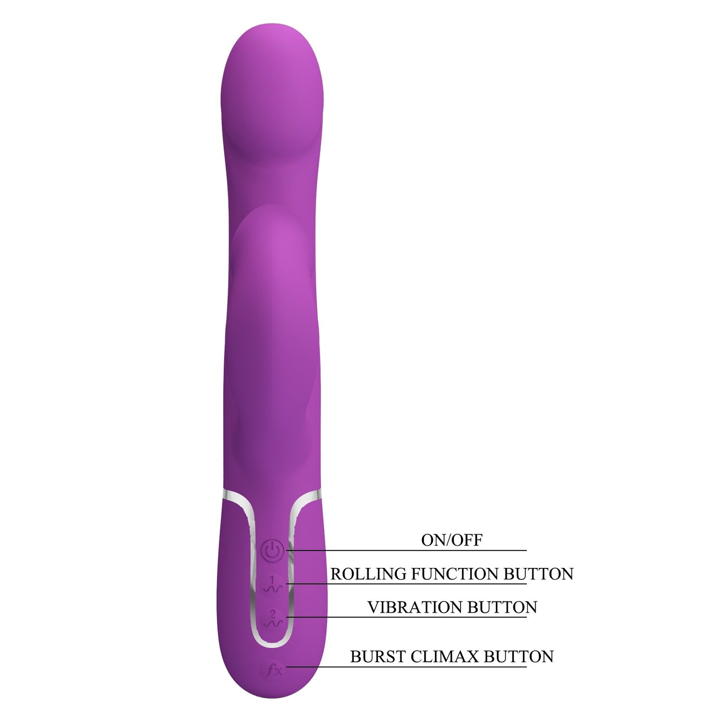 Pretty Love Twinkled Tenderness Rolling Rabbit Vibrator - Falin