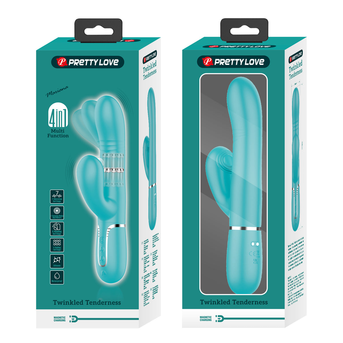 Pretty Love Mariana Thumping & Nodding Vibrating Rabbit Vibrator