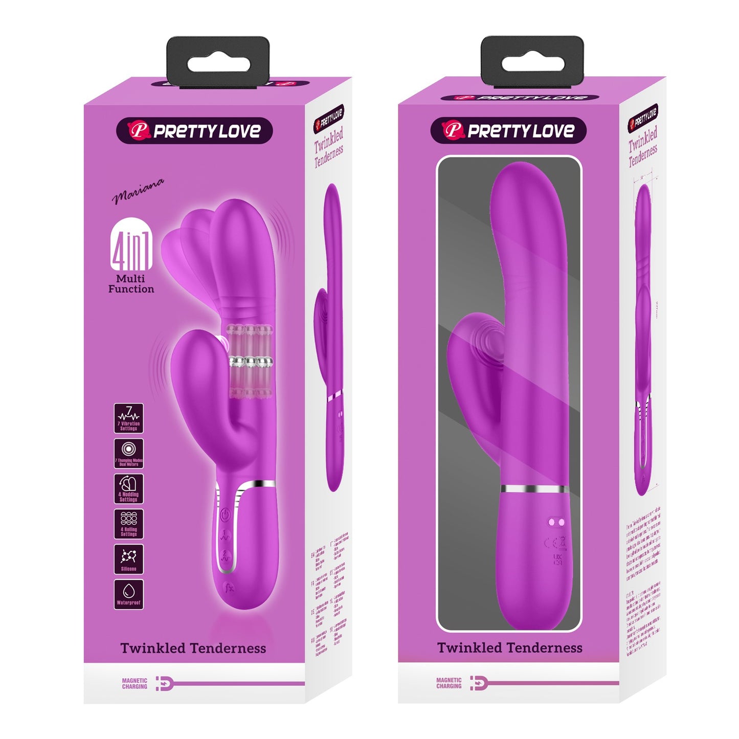 Pretty Love Twinkled Tenderness Thumping Rabbit Vibrator - Mariana