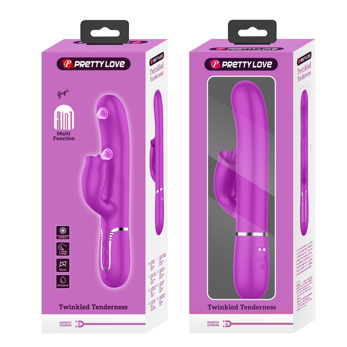 Pretty Love Twinkled Tenderness Thumping Rabbit Vibrator - Gigi
