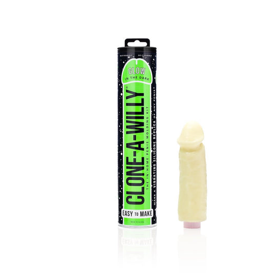 Clone-A-Willy Vibrator - Glow in the Dark Green