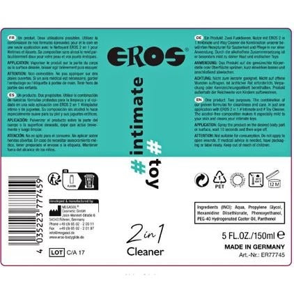 Eros 2in1 Intimate Toy Cleaner 150ml