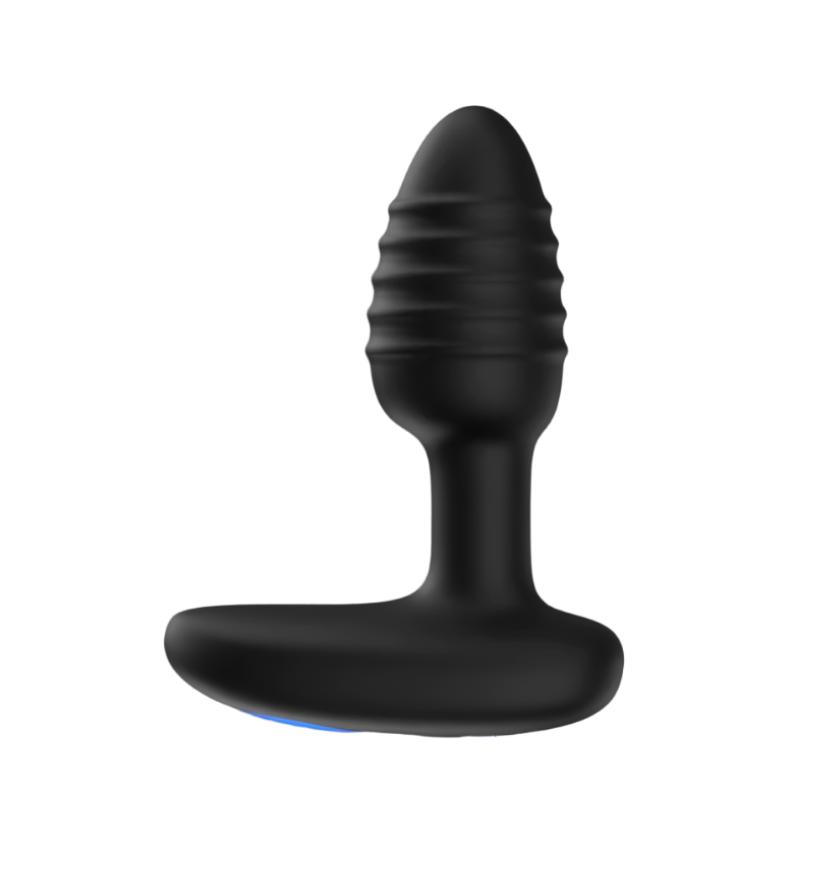 Kiiroo OhMiBod Lumen Interactive Vibrating Butt Plug - Black
