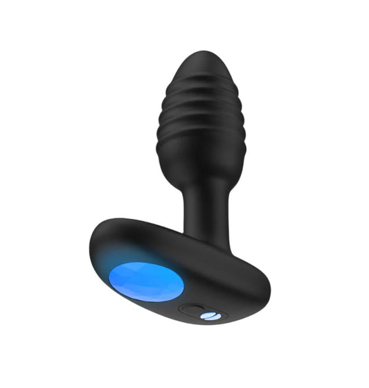 Kiiroo OhMiBod Lumen Interactive Vibrating Butt Plug - Black