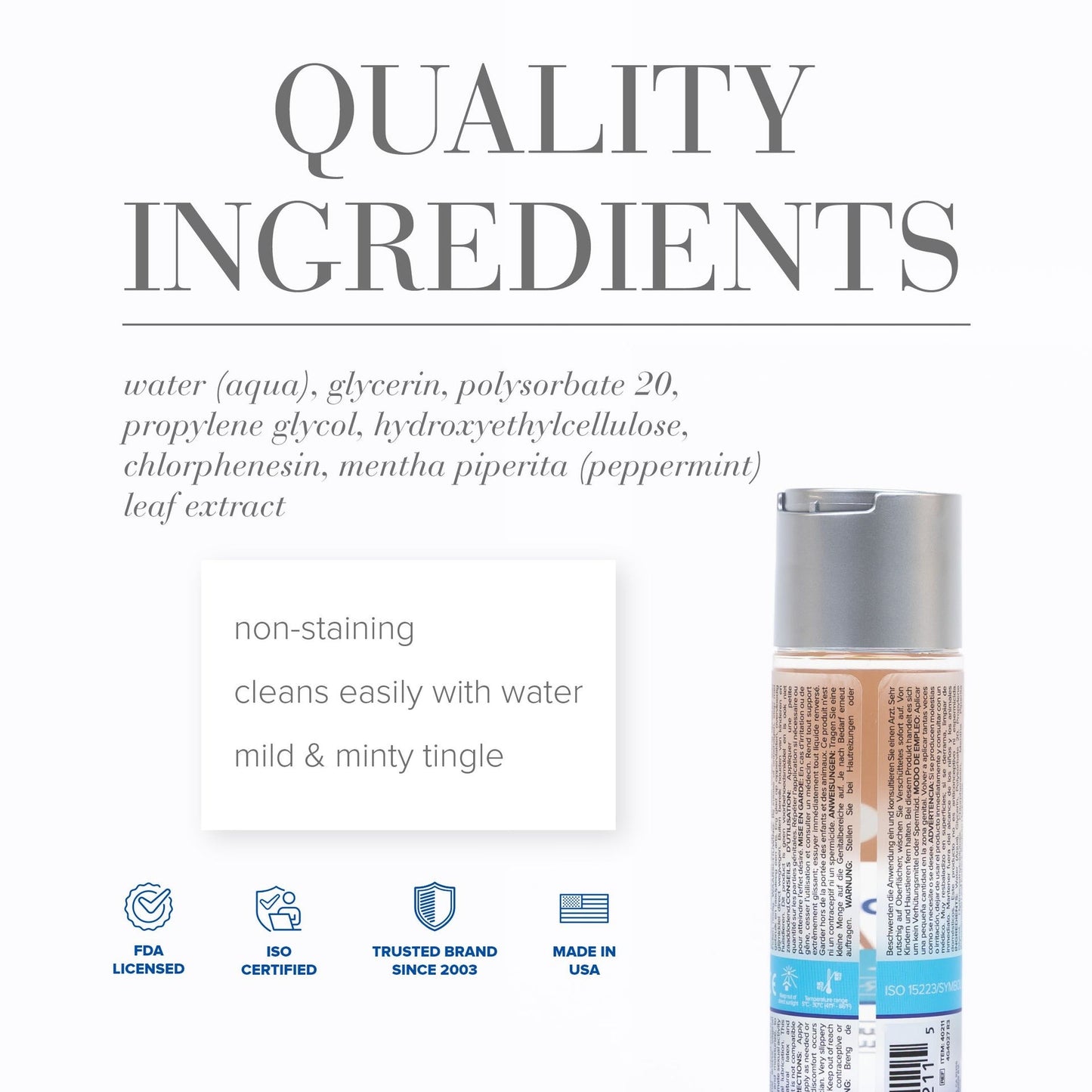 Jo H2O Cooling Anal Water Based Lubricant 60ml