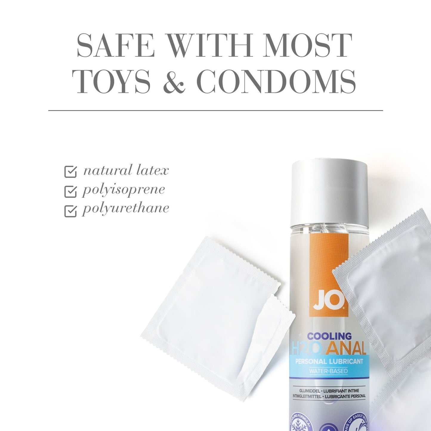 Jo H2O Cooling Anal Water Based Lubricant 60ml