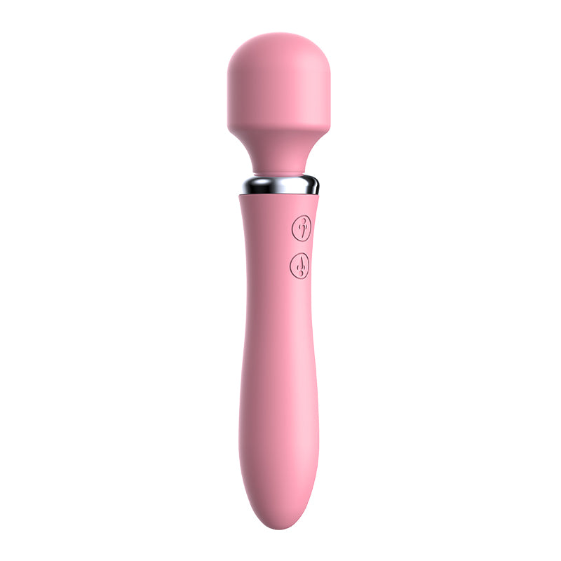 Lilo Shape of Love Rechargeable Double Ended Massage Vibrator - Pink