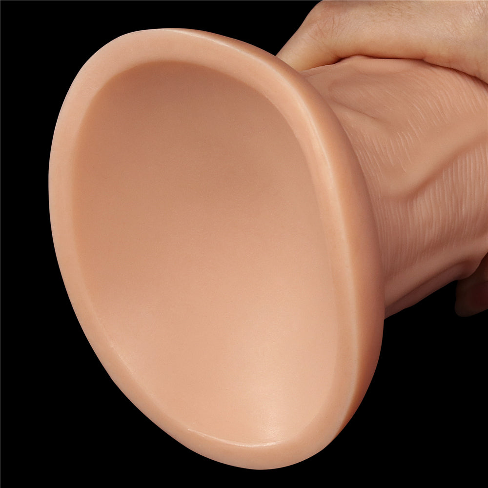 Lovetoy Products 9.5'' Realistic Curved Dildo - Light