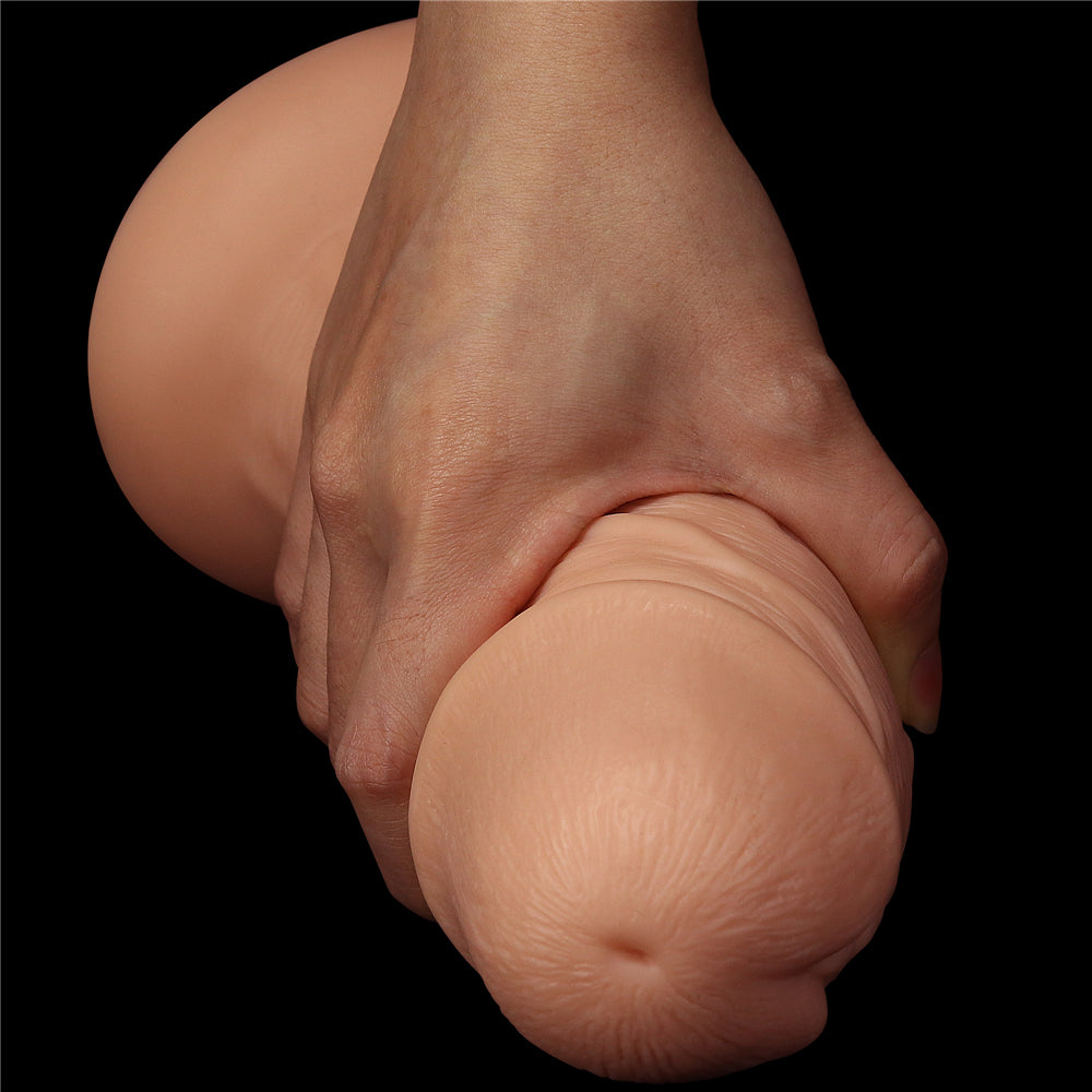 Lovetoy Products 9.5'' Realistic Curved Dildo - Light