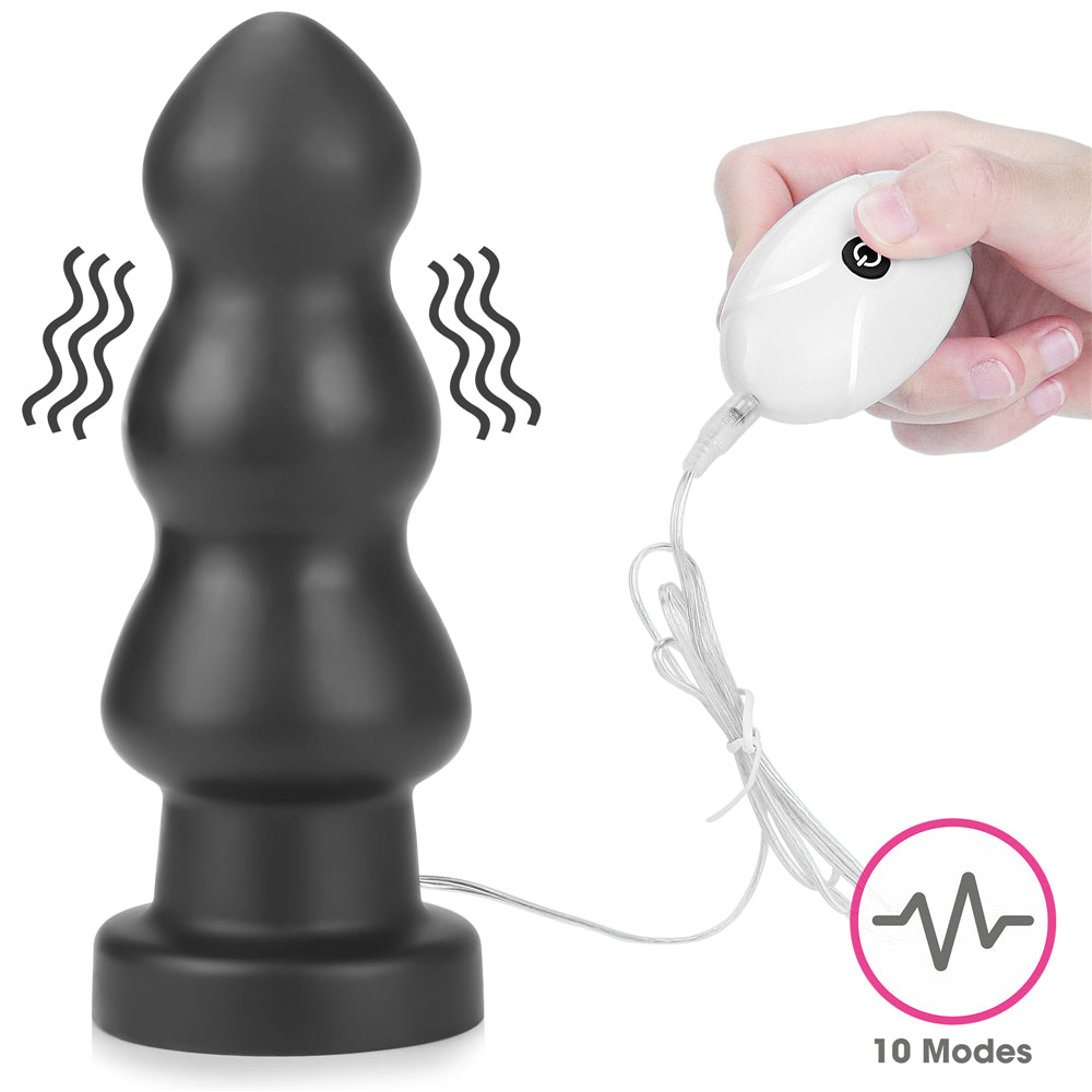Lovetoy Products 7.8'' King Sized Vibrating Anal Rigger Butt Plug