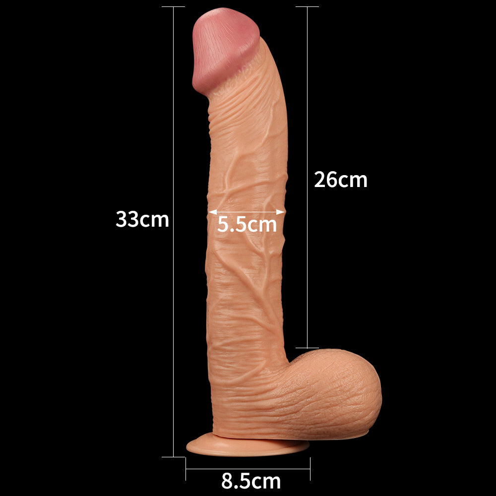 Lovetoy Products 12" Legendary King Sized Extra Thick Realistic Dildo
