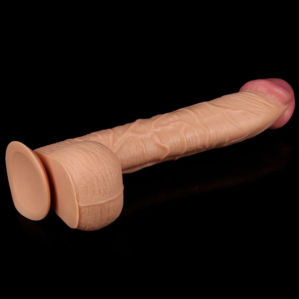 Lovetoy Products 12" Legendary King Sized Extra Thick Realistic Dildo