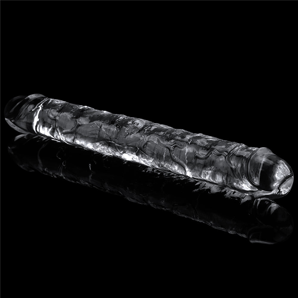 Lovetoy Products Flawless Clear 12" Double Ended Dildo - Clear