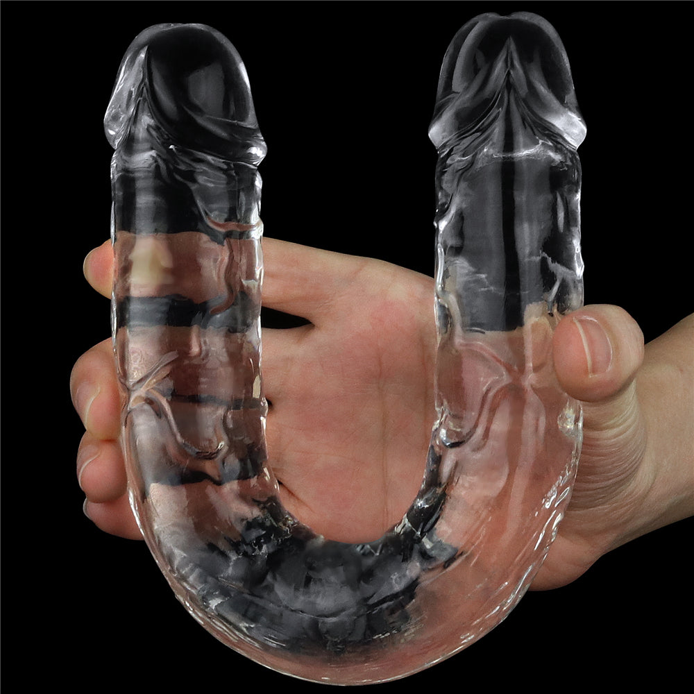 Lovetoy Products Flawless Clear 12" Double Ended Dildo - Clear