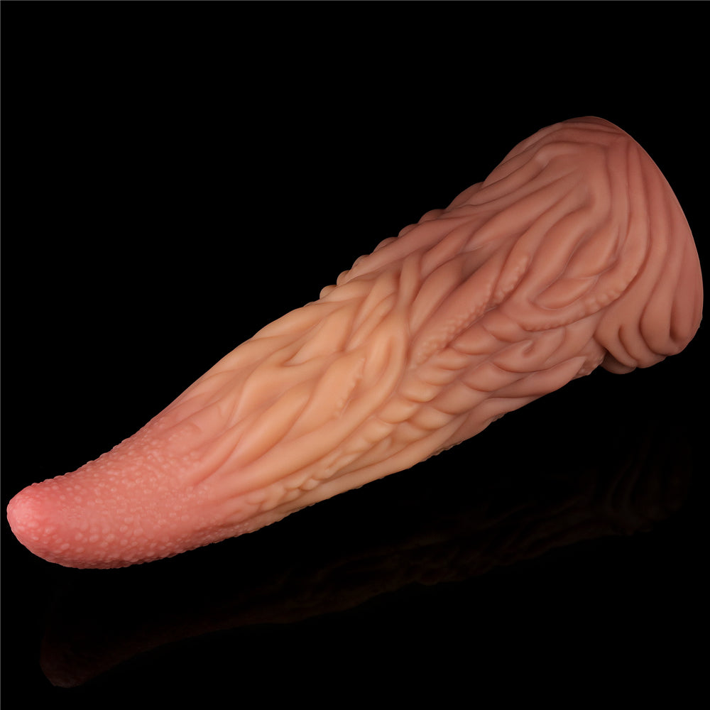 Lovetoy Products Dual Layered Silicone 10" Nature Cock Tongue