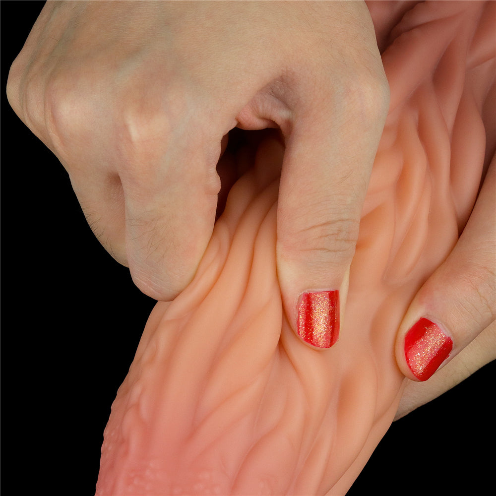 Lovetoy Products Dual Layered Silicone 10" Nature Cock Tongue