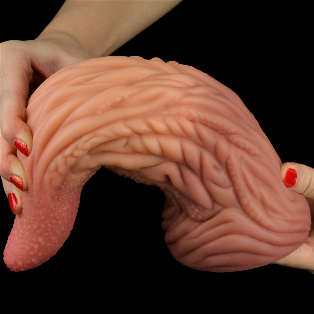 Lovetoy Products Dual Layered Silicone 10" Nature Cock Tongue