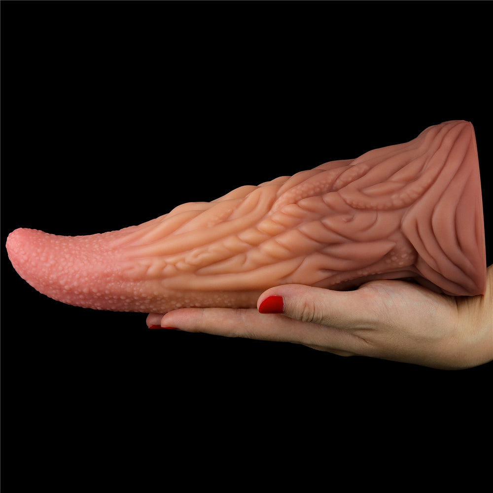 Lovetoy Products Dual Layered Silicone 10" Nature Cock Tongue