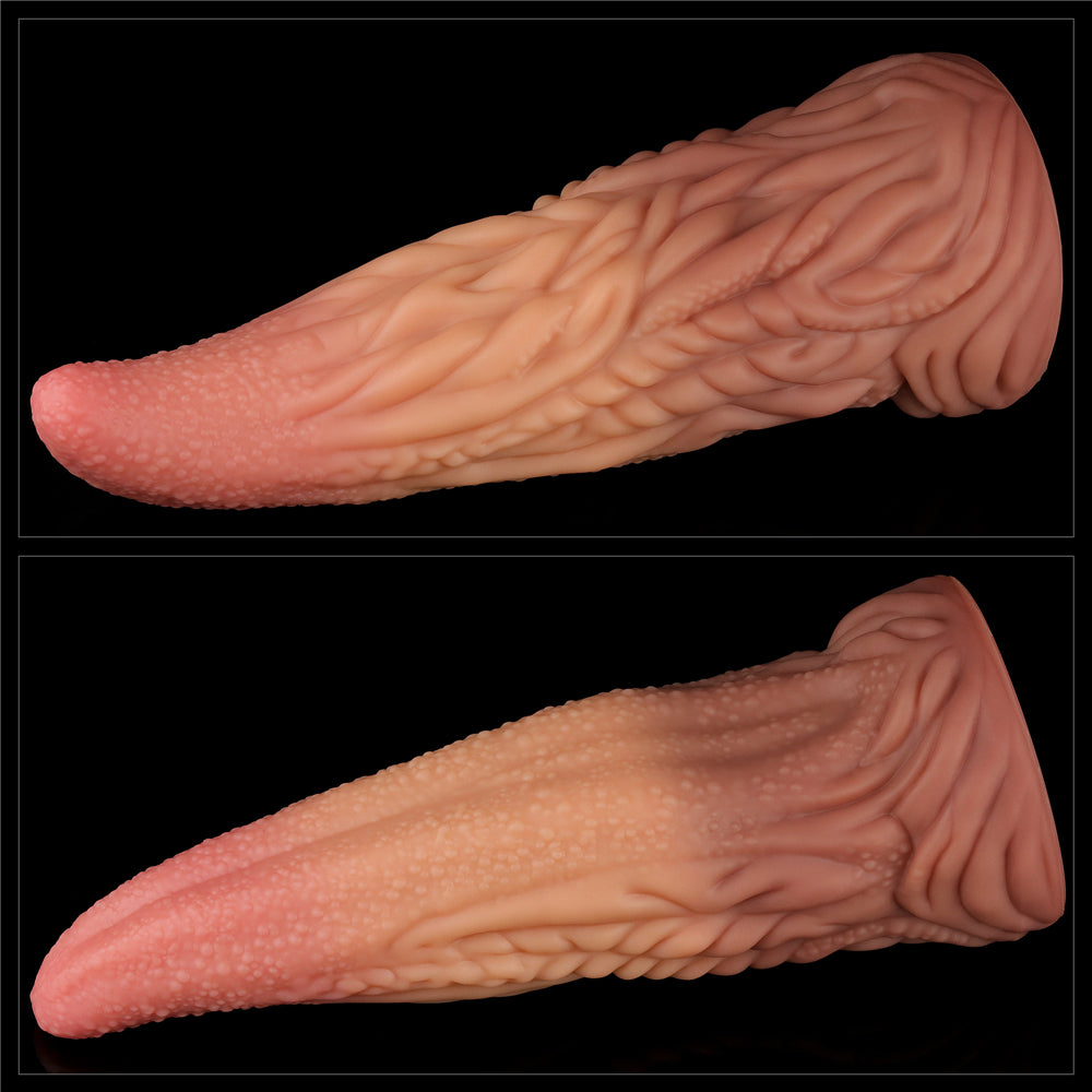 Lovetoy Products Dual Layered Silicone 10" Nature Cock Tongue