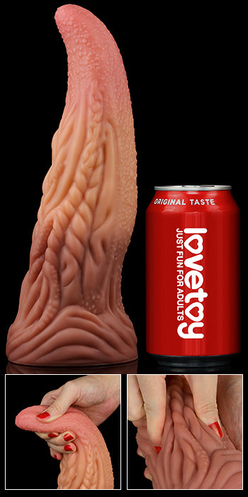 Lovetoy Products Dual Layered Silicone 10" Nature Cock Tongue