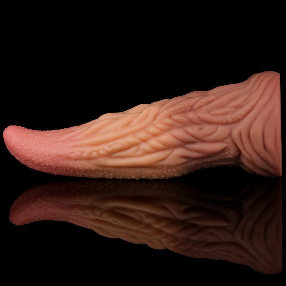 Lovetoy Products Dual Layered Silicone 10" Nature Cock Tongue
